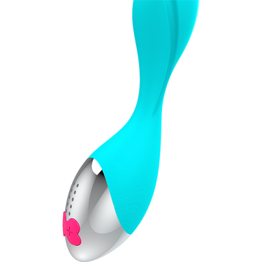 Mini vibratore stimolante G-spot silicone setoso con 7 modalità